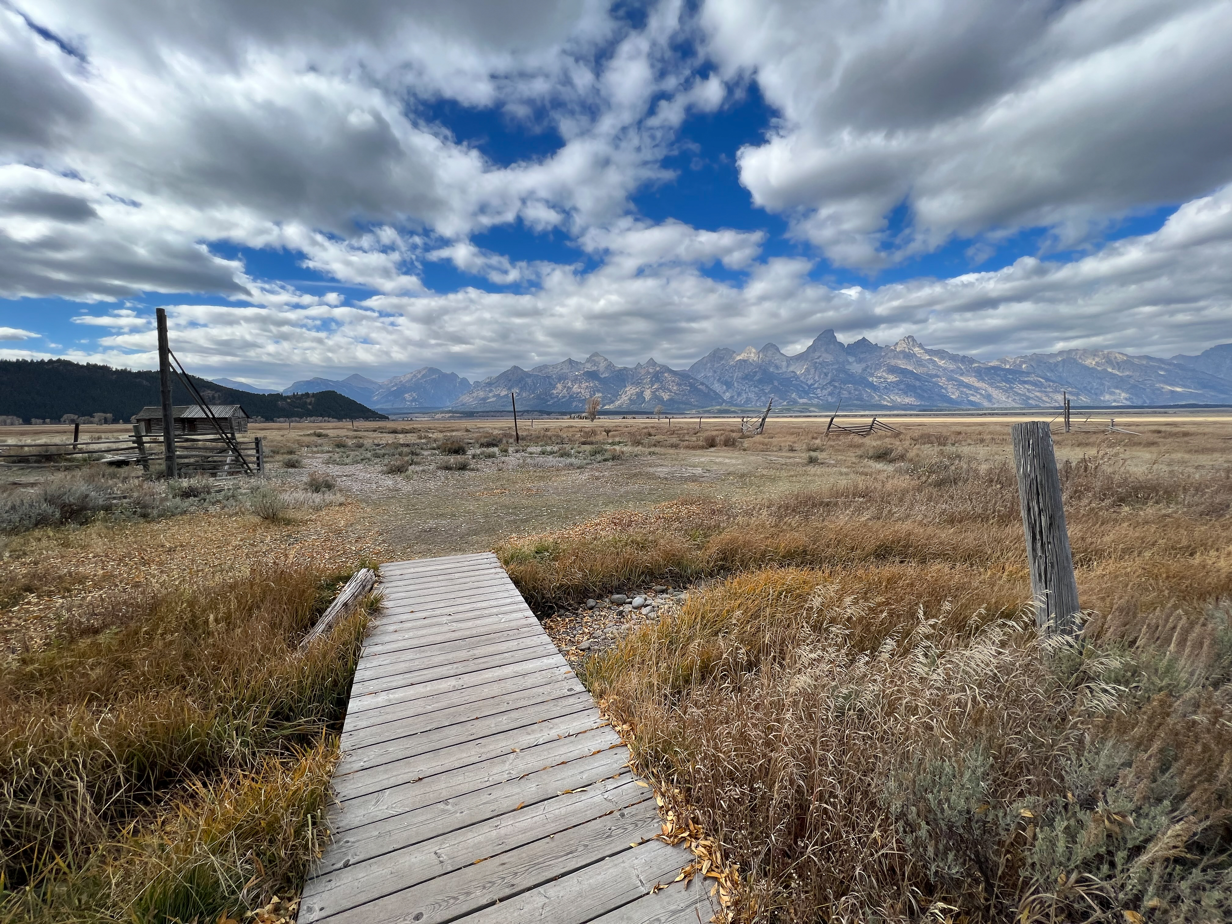 Foot bridge to wedding site.