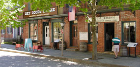 Museums and exhibits line Shenandoah Street.