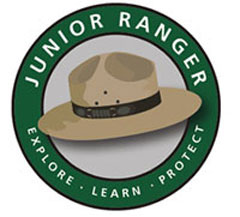 Junior Ranger logo with ranger hat