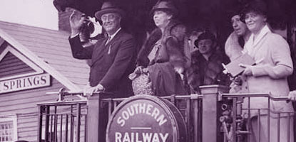 The Roosevelts in Warm Springs,GA