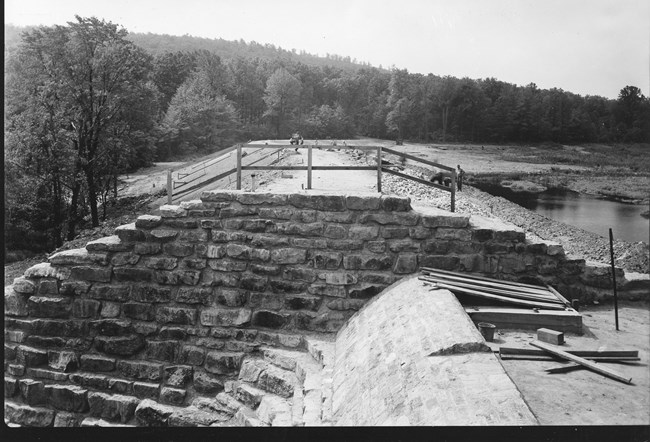 Hopewell Lake Construction, CCC Crews, Aug. 1937