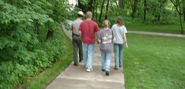 Students on Trail