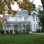 Truman Home in autumn.