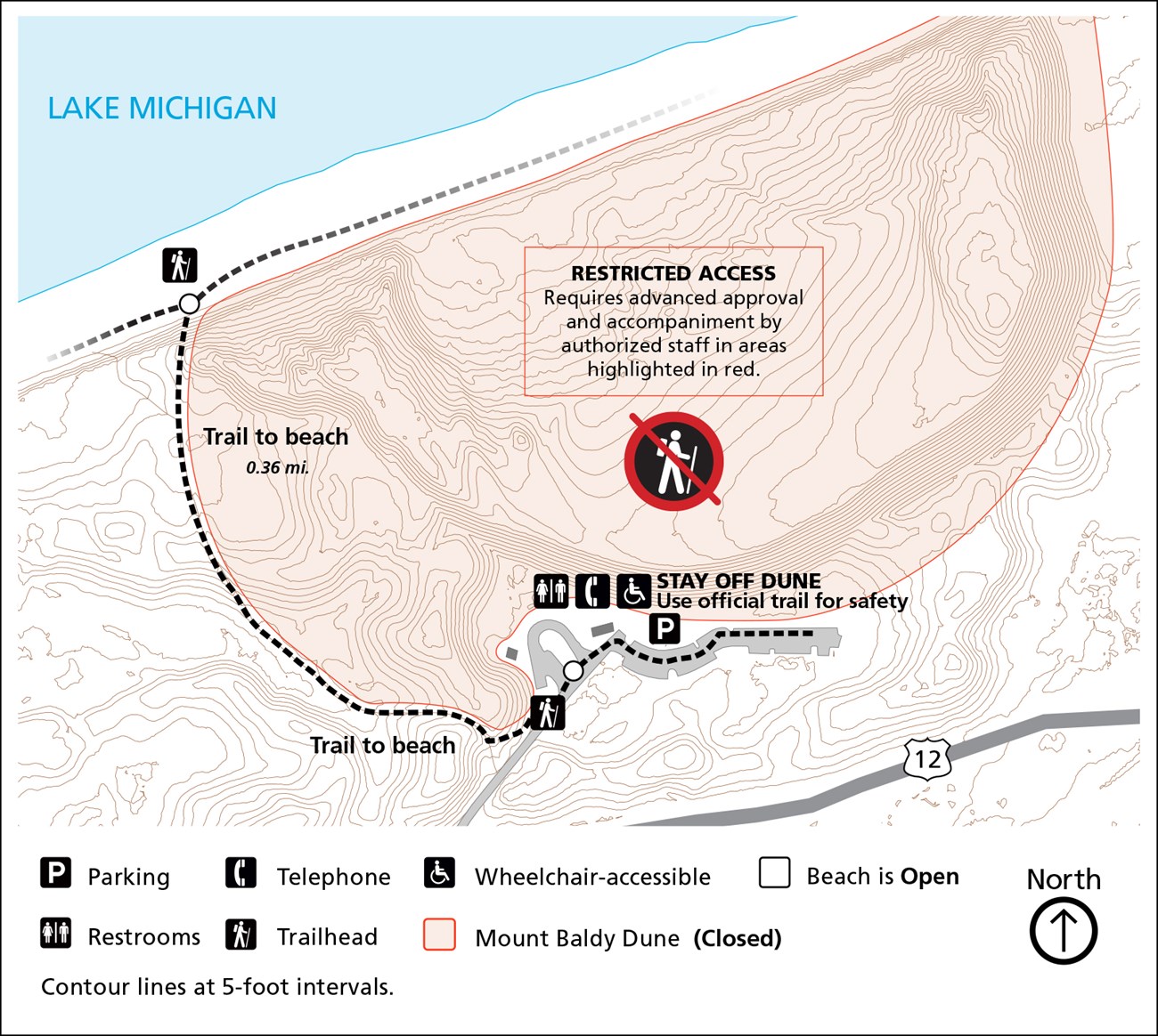 Mount Baldy Beach Trail Map
