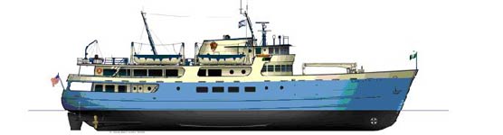 A graphic representation of the Ranger III.