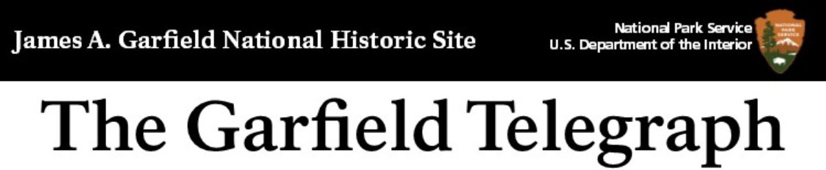 Header of the Garfield Telegraph, James A. Garfield National Historic Site