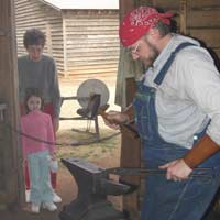 Blacksmith demonstration