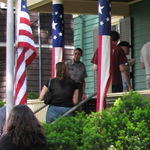 Visitors during the JFK birthday weekend