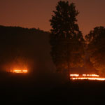 lighting of the South Fork Dam