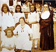 Girls and Sister, Bishop Home