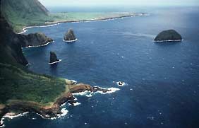 Kalaupapa Peninsula Airview