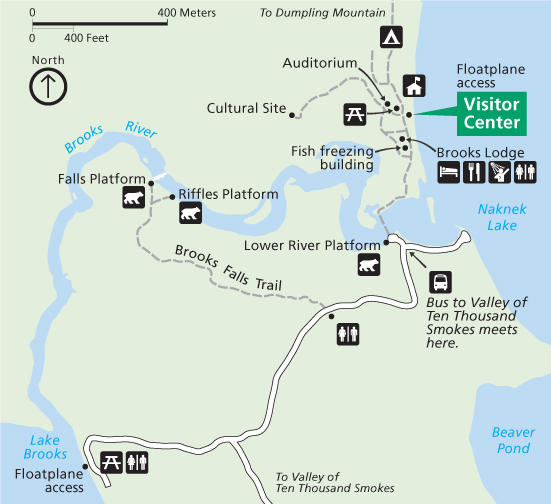 Brooks Camp Map