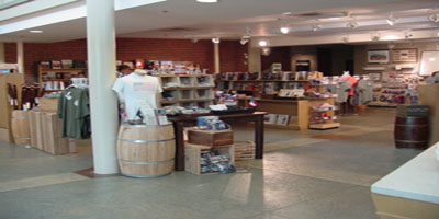 KMHA bookstore in the Visitor Center building.