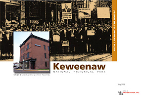 Image of the front cover of the Design Development I document for the Union Building exhibits
