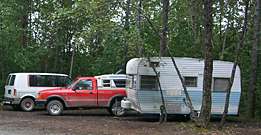 Campers at the Dyea Campground
