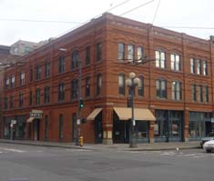 Klondike Gold Rush National Historical Park visitor center in the historic Cadillac Hotel Building in Seattle