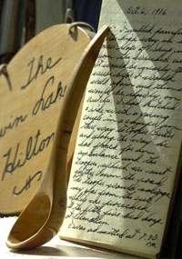 Dick Proenneke filled dozens of journals with detailed observations.