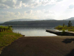 Evans boat launch. Evans boat launch.