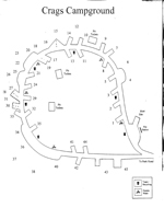 Click for larger image (map of crags campground)
