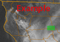 visible cloud and smoke cover satellite image from NOAA