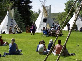 Lewis and Clark Festival at Giant Springs State Park, near Great Falls, MT.