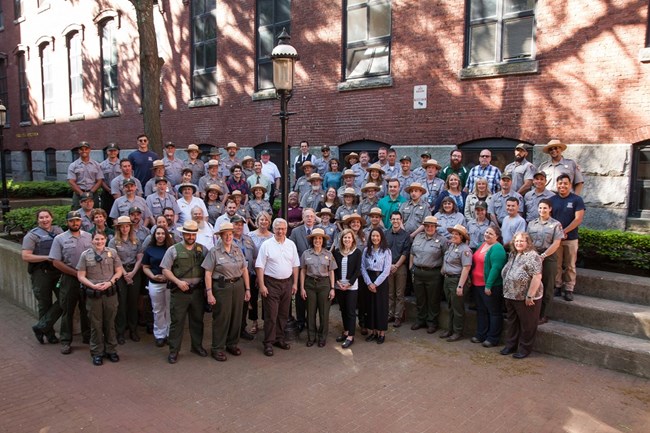 A staff photo at Lowell National Historical Park from 2018