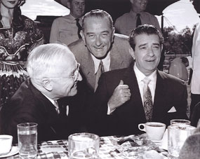 Senator Johnson with Harry Truman and President Adolfo Lopez Mateos of Mexico