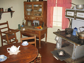 Kitchen at the Reconstructed Birthplace
