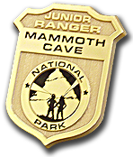 Junior Ranger badge for Mammoth Cave National Park