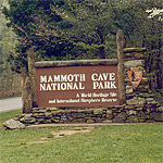Park entry sign