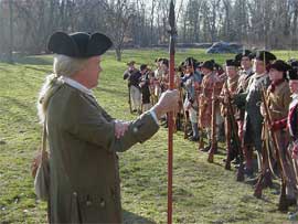 Minute Man company on parade