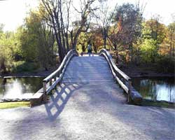 North Bridge, British side