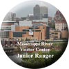 Mississippi River Visitor Center Junior Ranger button.