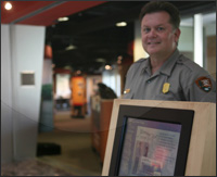 Ranger at the Mississippi River Visitor Center