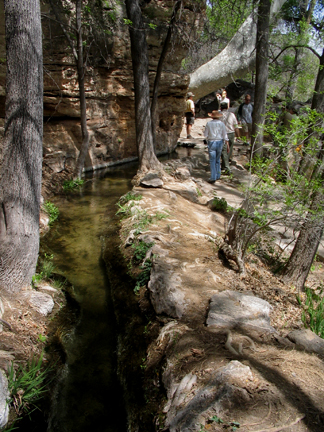 Montezuma Well Outlet Trail Montezuma Well Outlet Trail