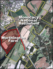 Worthington Farm within Monocacy National Battlefield