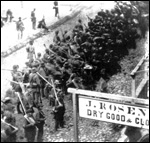 Confederates on the march through Frederick