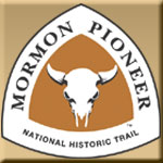 Mormon Pioneer NHT Highway sign