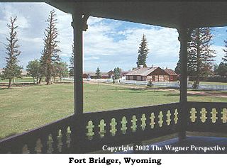 This is a photo of Fort Bridger, Wyoming