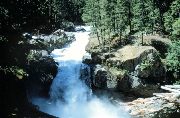 Waterfall during spring runoff