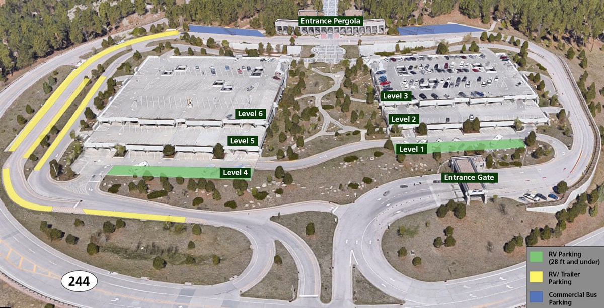 Mount Rushmore Parking Facility Map