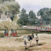 Image of painting titled Between Roper Meeting House and New Kent Court House