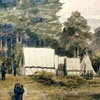 Image of painting titled Camp Opposite House of Dr. Crut 