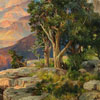 Image of painting titled Grand Canyon of Arizona on the Santa Fe