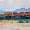 Image of painting titled A Bit of Old Sante Fe Trail