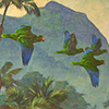 Image of painting titled Puerto Rican Parrots
