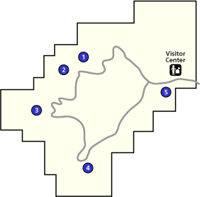 Map of Natural Bridges
