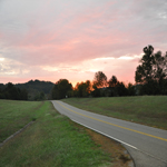 Sunrise over the Natchez Trace Parkway
