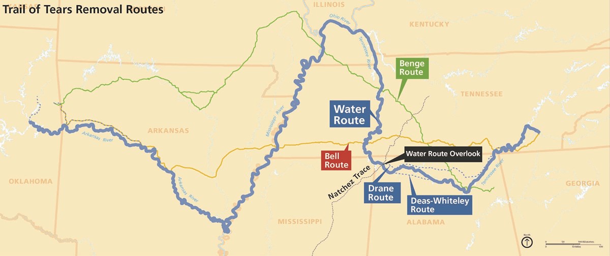 Trail of Tears on the Natchez Trace - Natchez Trace Parkway (U.S ...