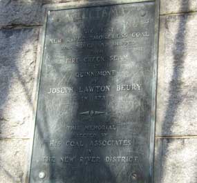 Beury Monument Plaque